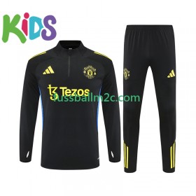 Manchester United Kinder Schwarz Sweatshirts Anzüge 2025-2026